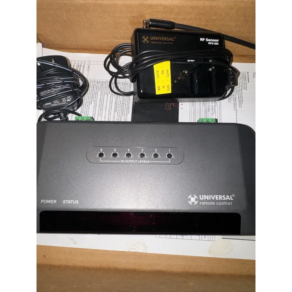 Universal Remote Control (URC) MRF-350/ RF Sensor RFX‎ 250 Kit W/ All Cords